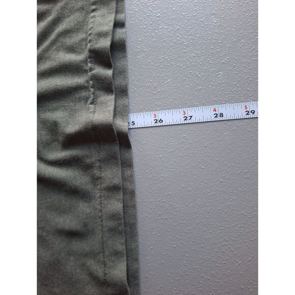 H&M Muscle Fit Long-Sleeve Mens Shirt Medium Olive - Picture 6 of 6